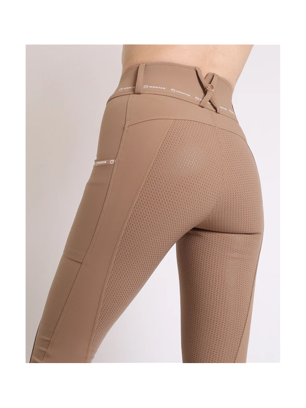 LEGGING D'EQUITATION FEMME FULL GRIP MONTAR MOLYRA