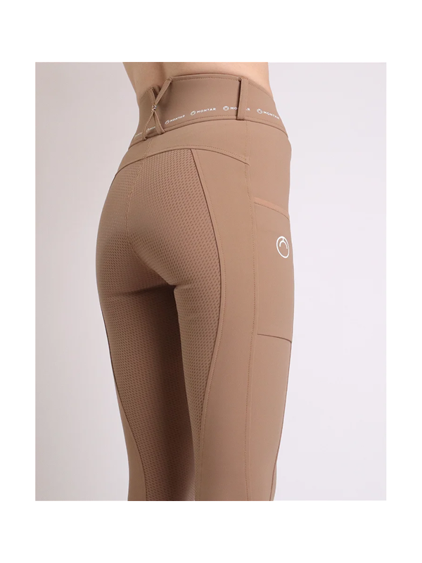 LEGGING D'EQUITATION FEMME FULL GRIP MONTAR MOLYRA