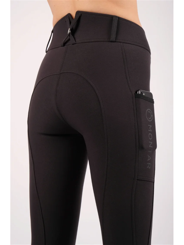 PANTALON D'EQUITATION FEMME SANS GRIP STAR YATI MONTAR