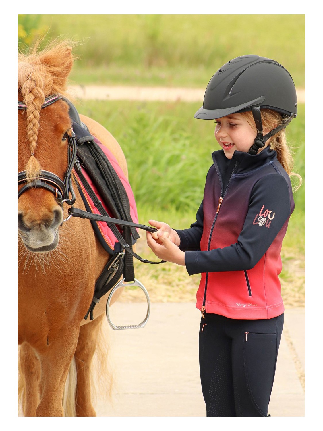 VESTE D'EQUITATION ENFANT LOULOU ZAGORA HARRY'S HORSE