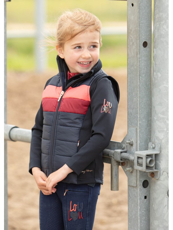 VESTE SANS MANCHES D'EQUITATION ENFANT LOULOU SKOURA HARRY'S HORSE