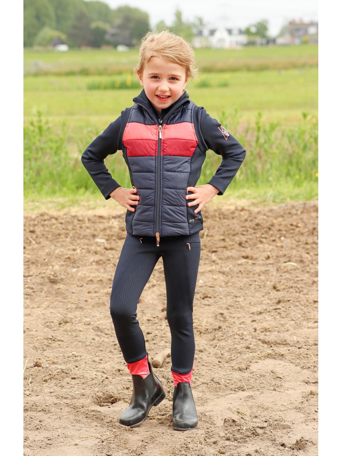 VESTE SANS MANCHES D'EQUITATION ENFANT LOULOU SKOURA HARRY'S HORSE