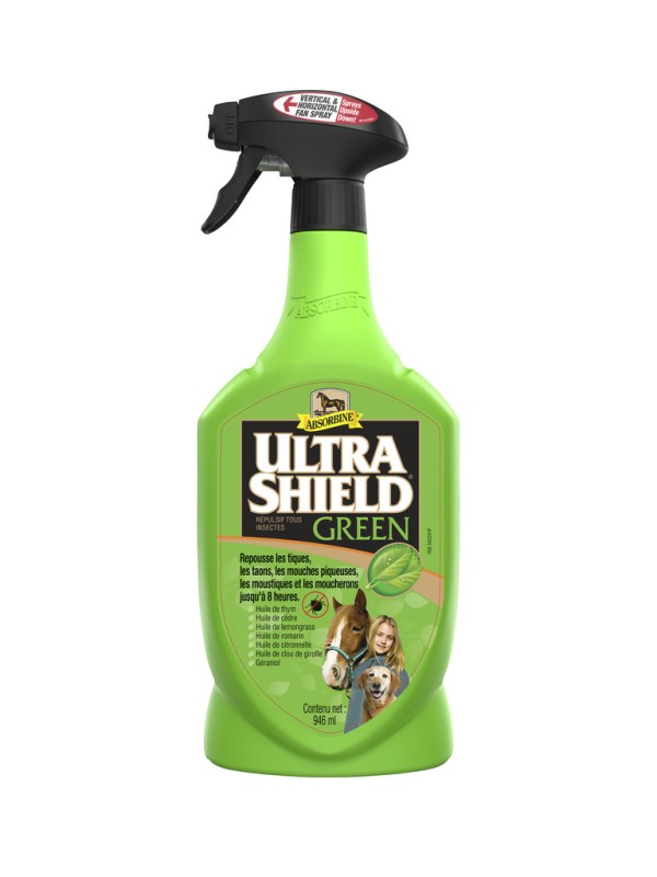 Anti-insectes ABSORBINE "Ultrashield green"