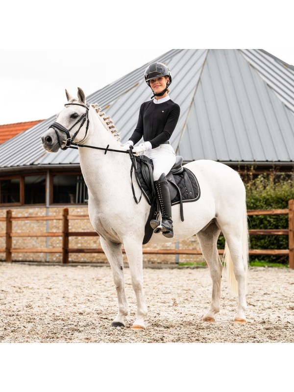 POLO DE CONCOURS MANCHES LONGUES JULIET JUNIOR QHP