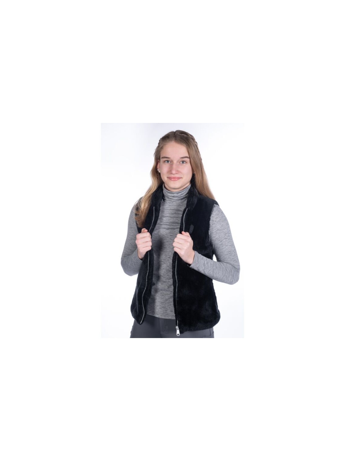 VESTE SANS MANCHES TEDDY RUBY HKM