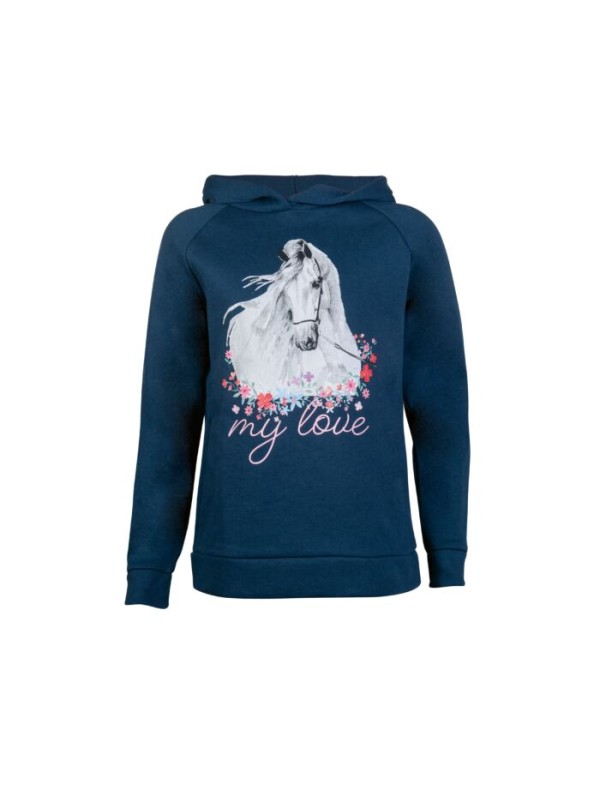 SWEAT A CAPUCHE EQUITATION ENFANT HORSE SPIRIT HKM