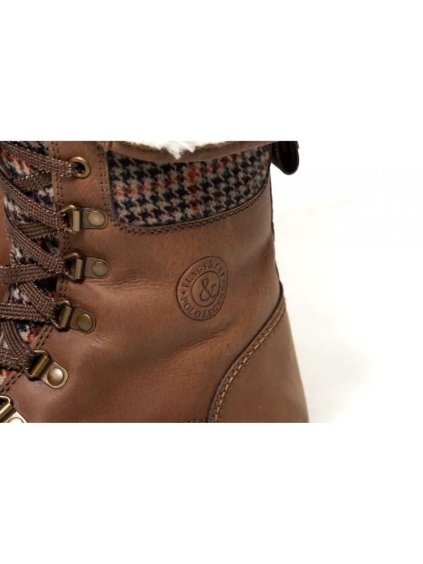 BOOTS EN CUIR D'ECURIE SARKAK HIVER FLAG&CUP