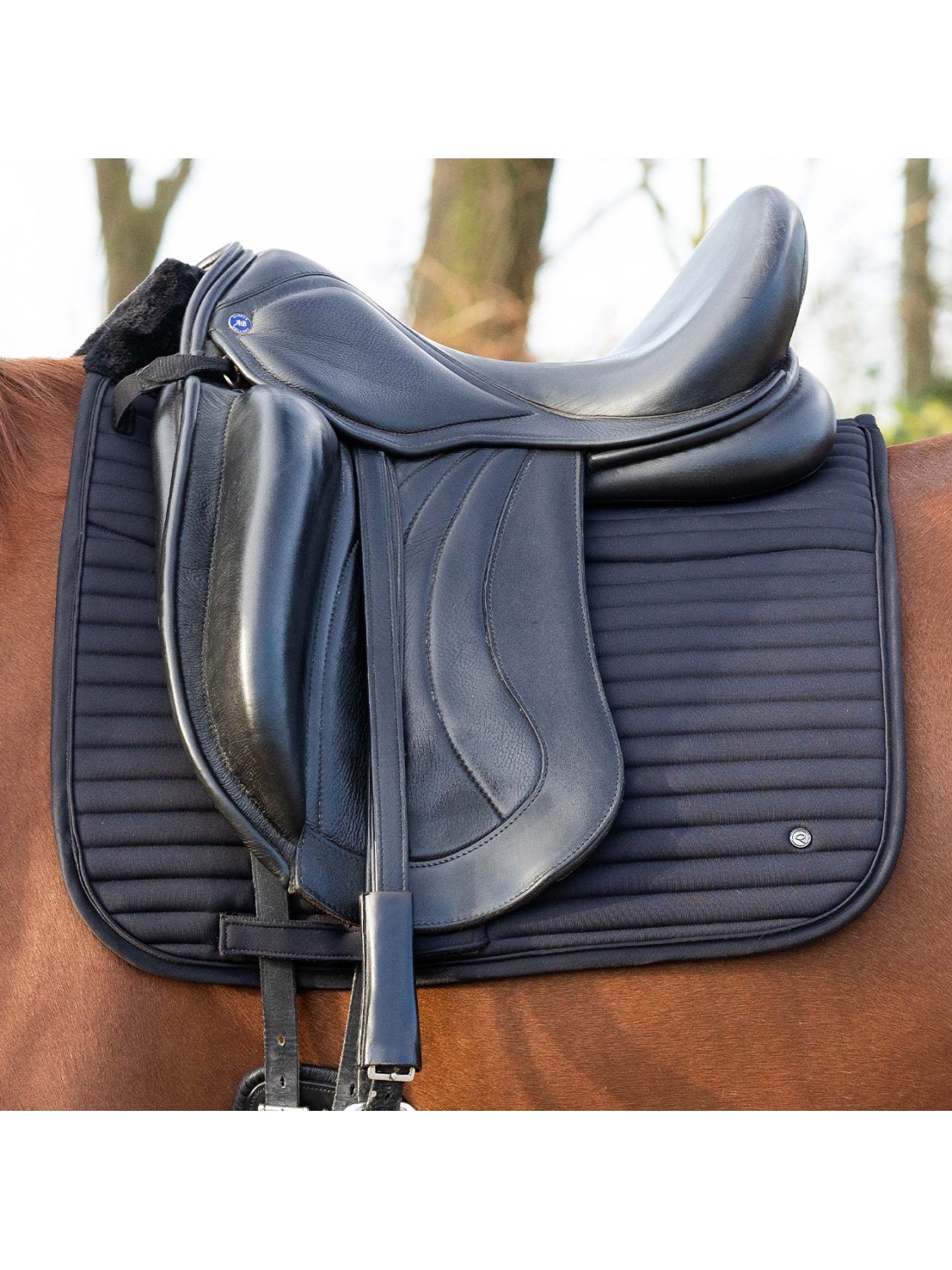 TAPIS DE SELLE CHEVAL AVELIE AMORTISSEUR MOUTON QHP