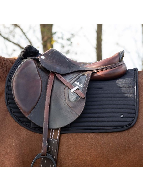 TAPIS DE SELLE CHEVAL AVELIE AMORTISSEUR MOUTON QHP