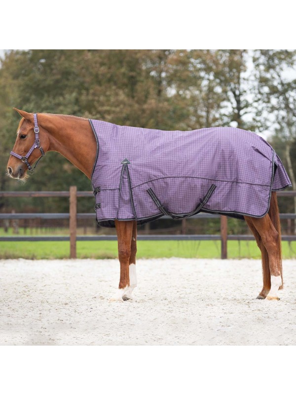 COUVERTURE D'EXTERIEURE CHEVAL TURNOUT COLLECTION HIGHNECK 1200 DENIERS 150G QHP