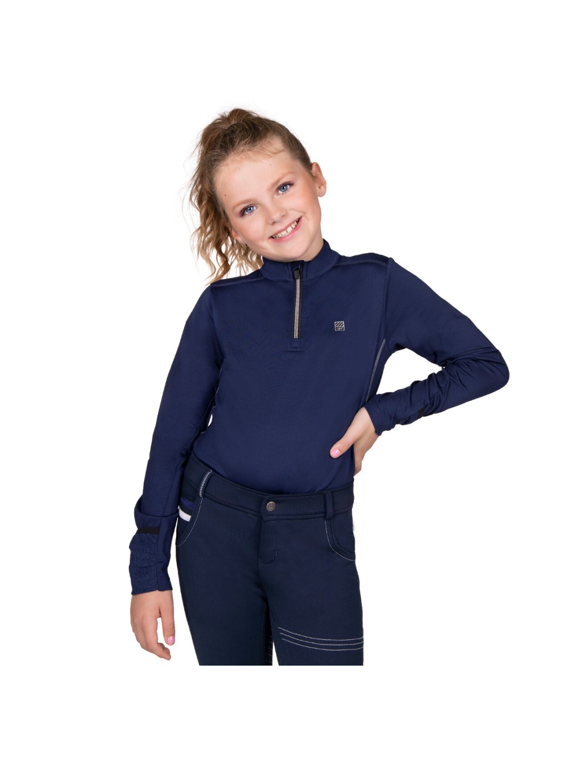 POLO D'EQUITATION THERMIQUE LOUA ENFANT QHP