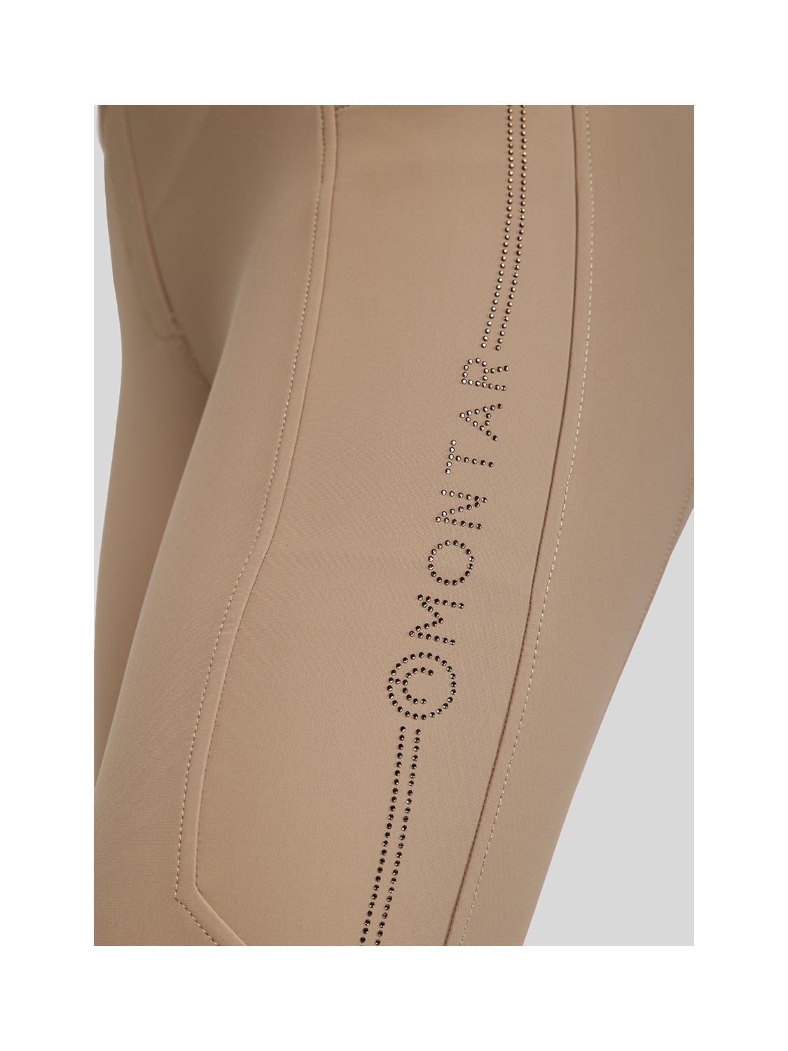 LEGGING D'EQUITATION MOAVIANA CRYSTAL FULL GRIP MONTAR