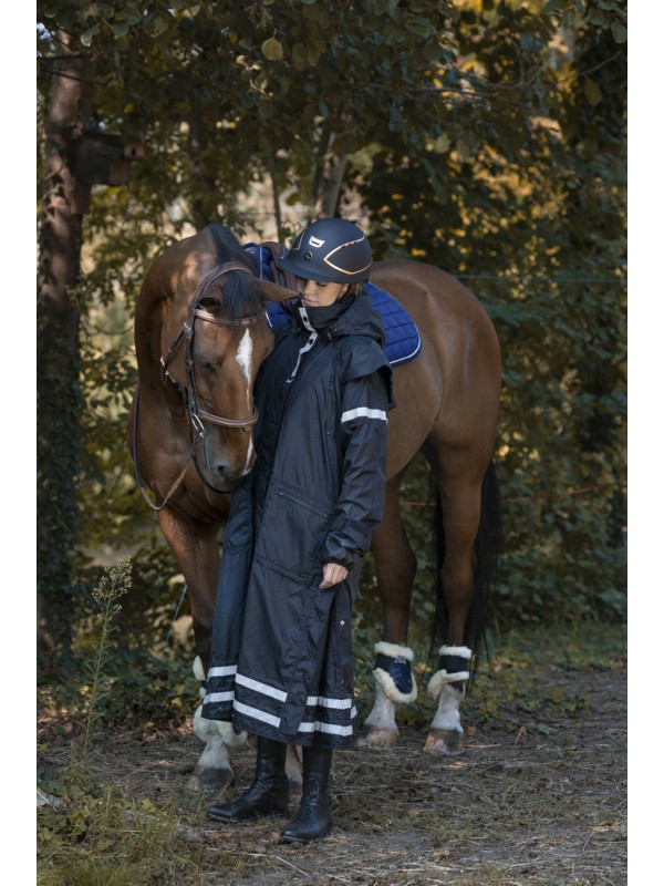 VESTE LONGUE IMPERMÉABLE EQUITHÈME "RIDERCOAT"