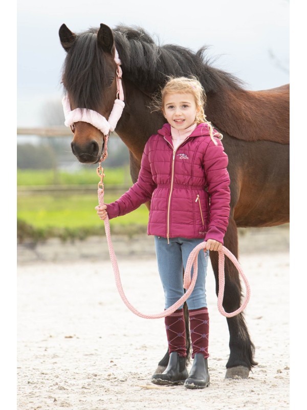 VESTE D'EQUITATION  ENFANT HIVER IMPERMEABLE HARRYS HORSE