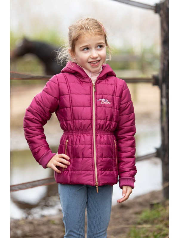 VESTE D'EQUITATION  ENFANT HIVER IMPERMEABLE HARRYS HORSE