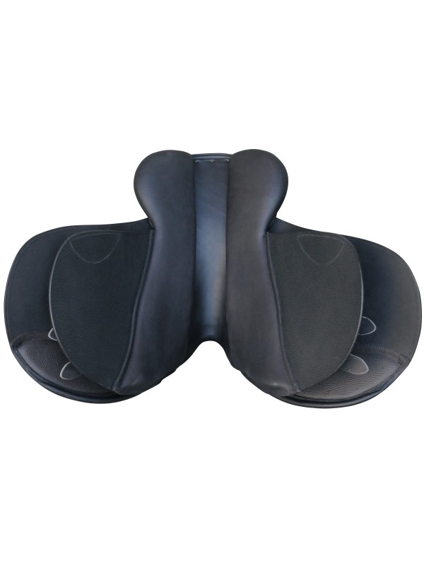 SELLE EN CUIR HYBRID POUR PONEY ET ENFANT 15.5 PRIVILEGE EQUITATION