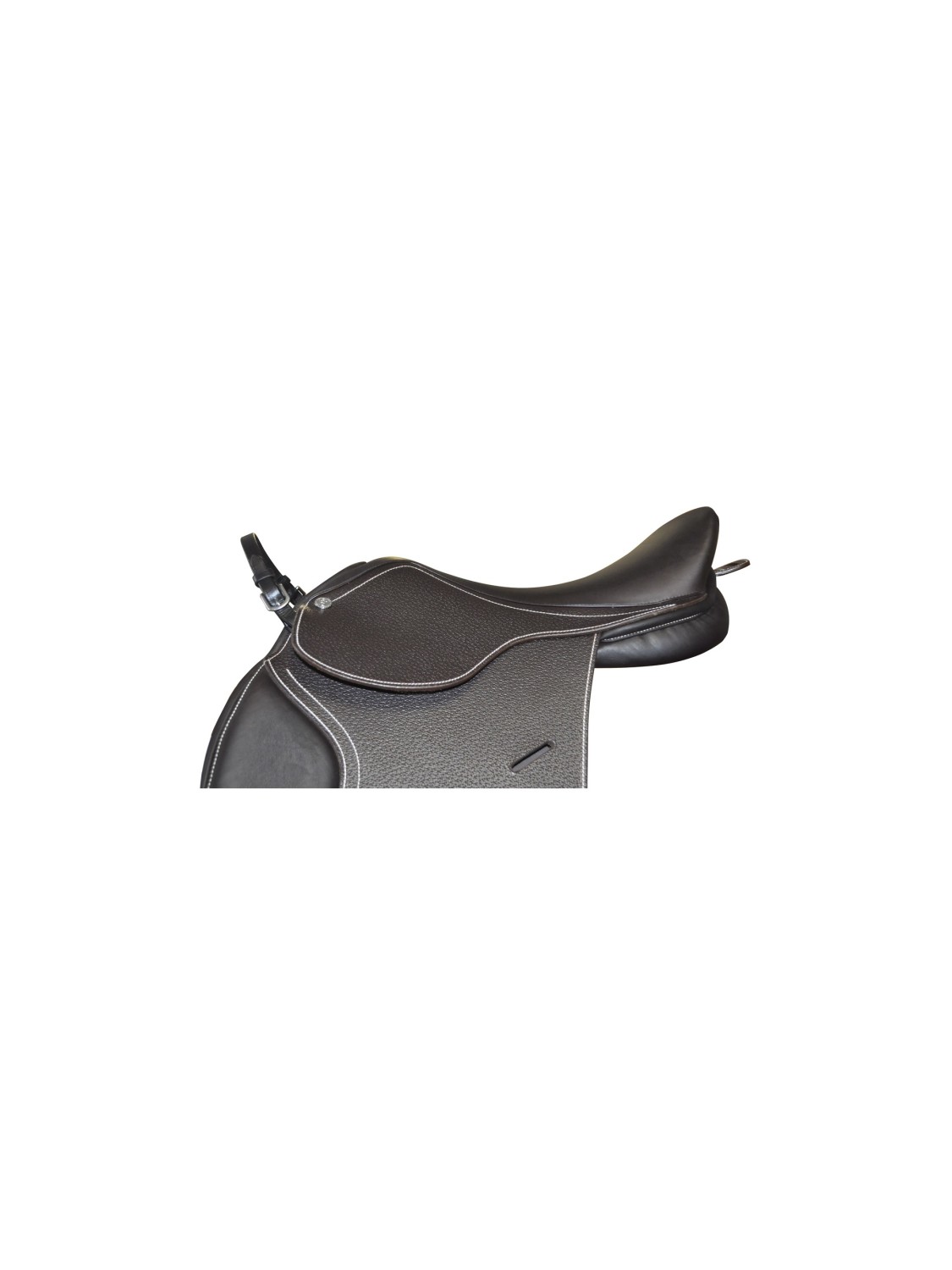 SELLE EN CUIR HYBRID POUR PONEY ET ENFANT 15.5 PRIVILEGE EQUITATION