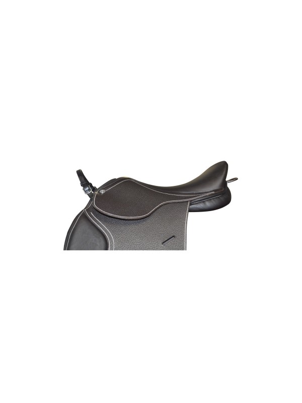 SELLE EN CUIR HYBRID POUR PONEY ET ENFANT 15.5 PRIVILEGE EQUITATION