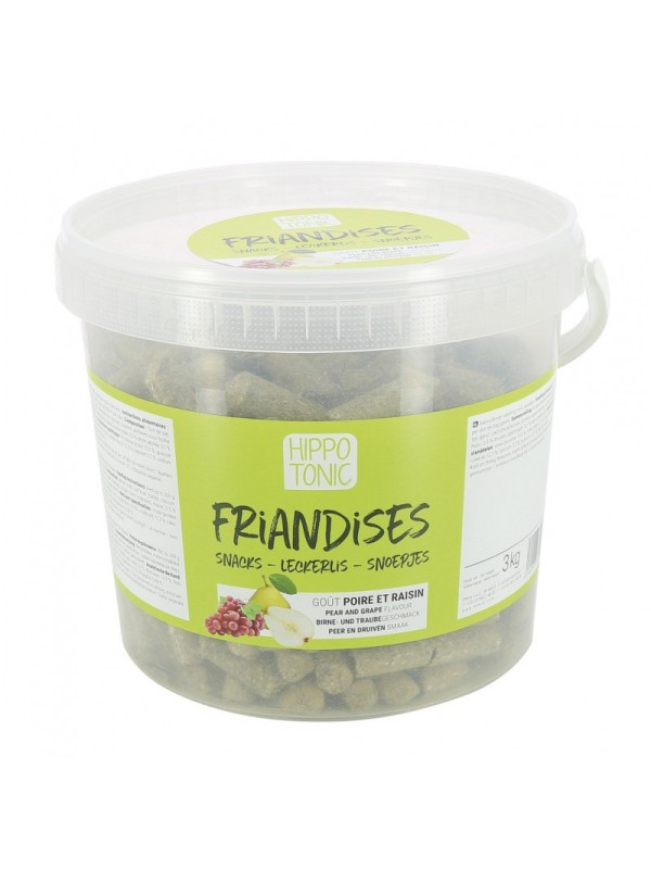 FRIANDISES CHEVAL HIPPOTONIC 1KG POIRE RAISIN