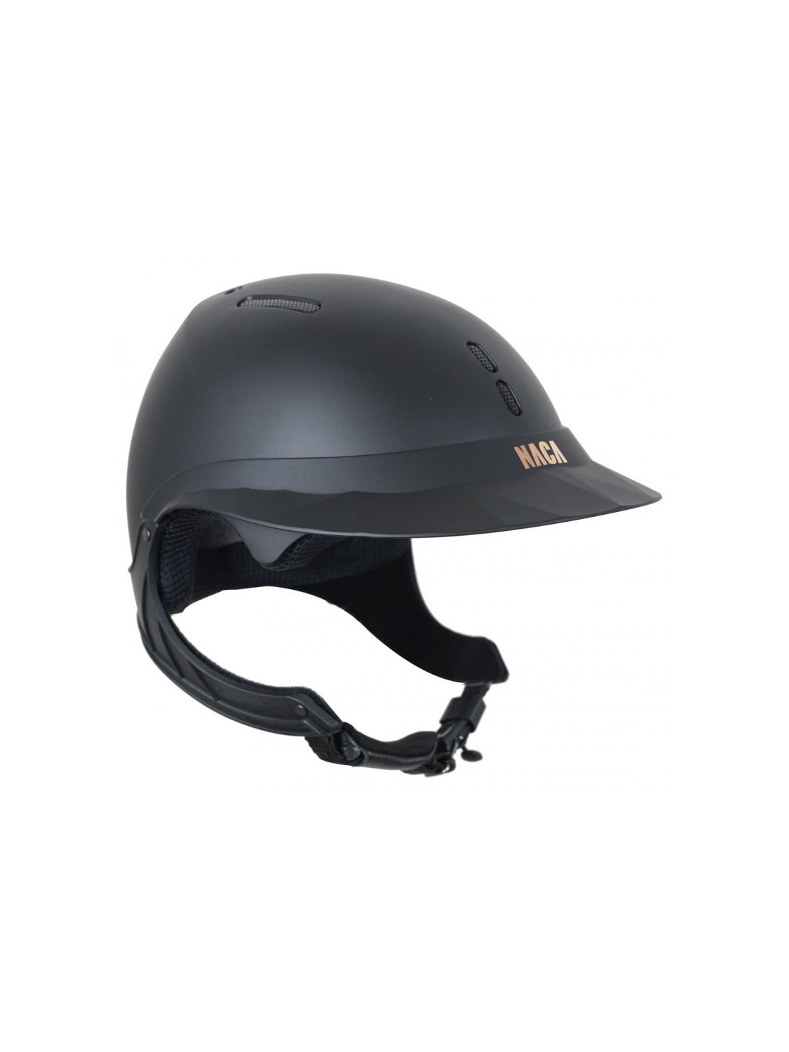 CASQUE D'EQUITATION NACA GRAVITY TR NOIR MAT