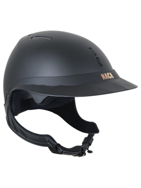 CASQUE D'EQUITATION NACA GRAVITY TR NOIR MAT