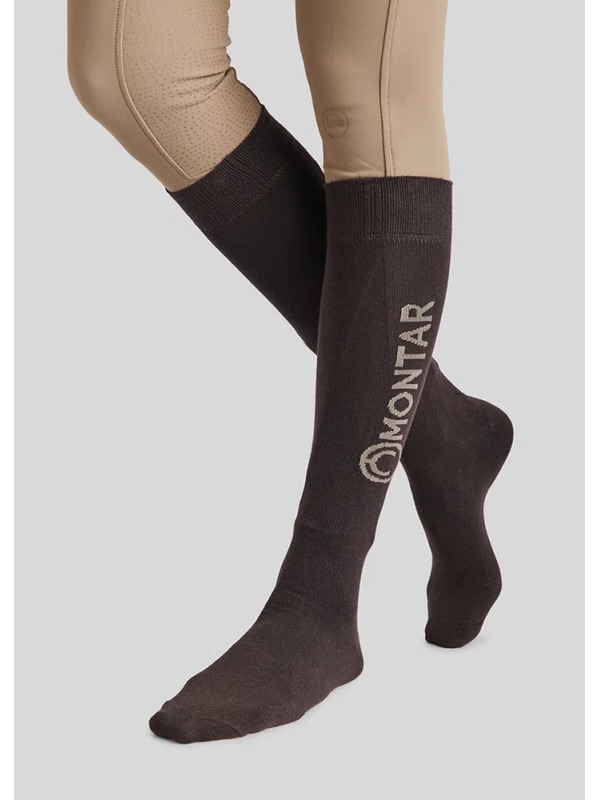 CHAUSSETTES D'EQUITATIONS MONTAR LOGO