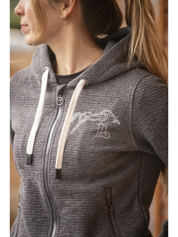 SWEAT A CAPUCHE FEMME PENELOPE "TRESSY FLOCK"