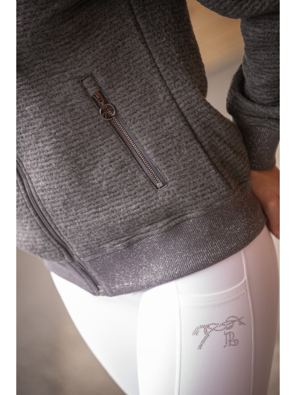 SWEAT A CAPUCHE FEMME PENELOPE "TRESSY FLOCK"