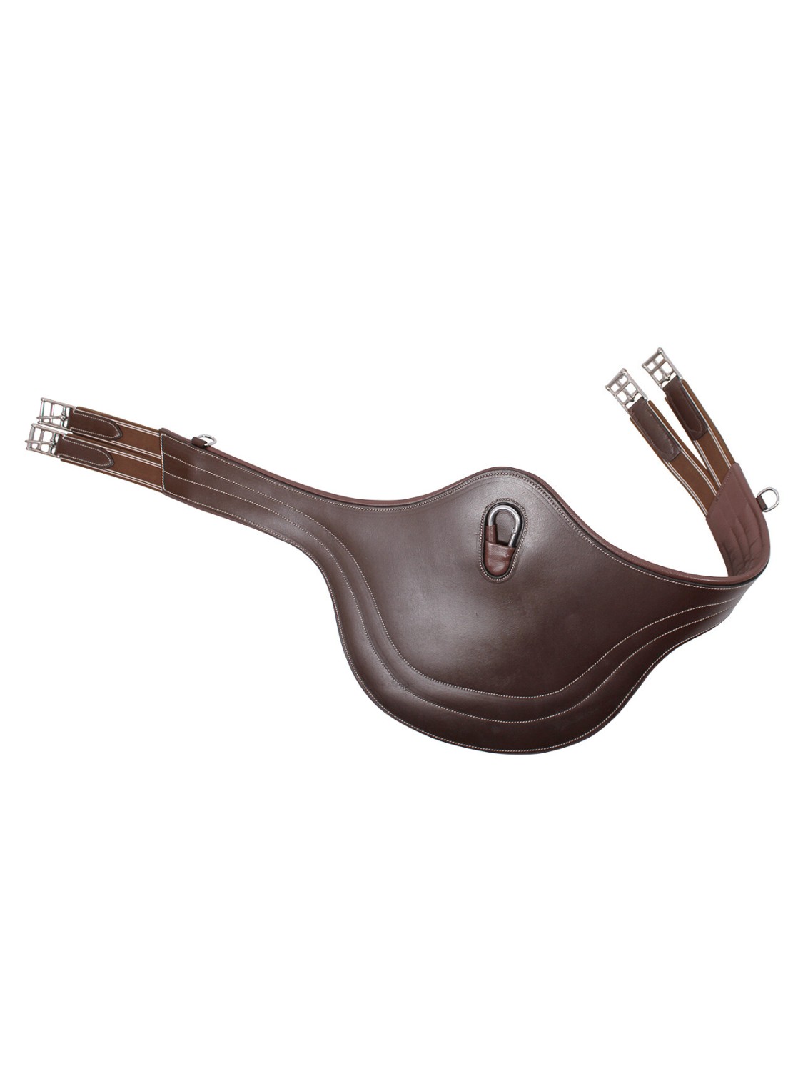 SANGLE EN CUIR BAVETTE CHEVAL "LUXE" QHP