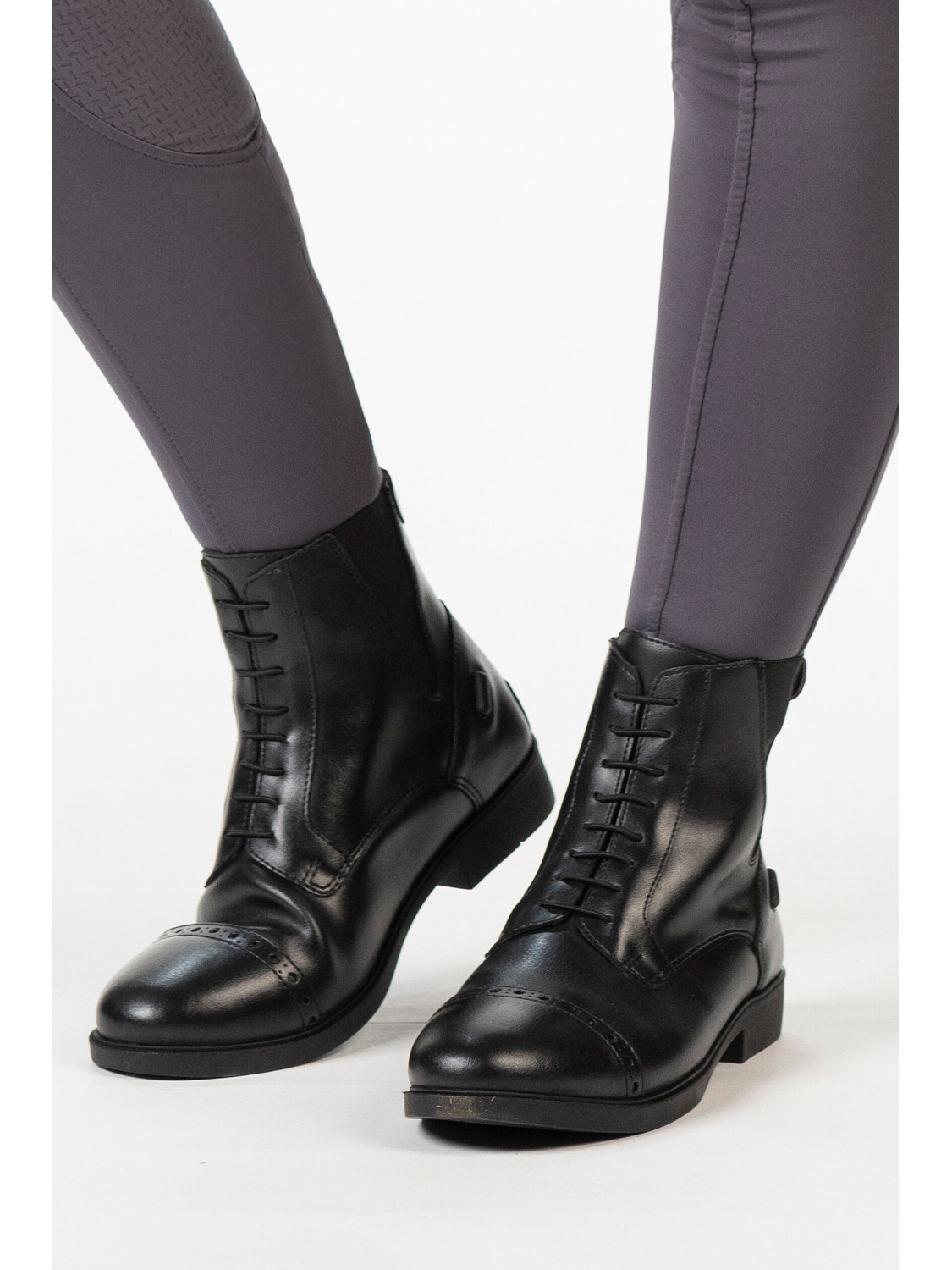 BOOTS D'EQUITATION ENFANTS EN CUIR SYNTHETIQUE SHEFFIELD HKM