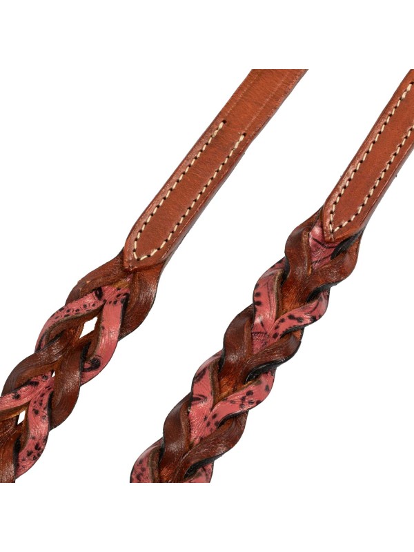RÊNES WESTERN EN CUIR DECO POOLS AMAHORSE
