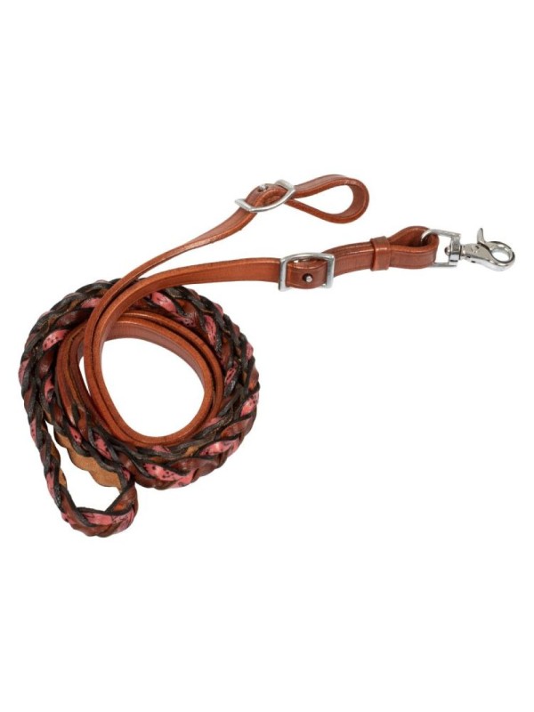 RÊNES WESTERN EN CUIR DECO POOLS AMAHORSE