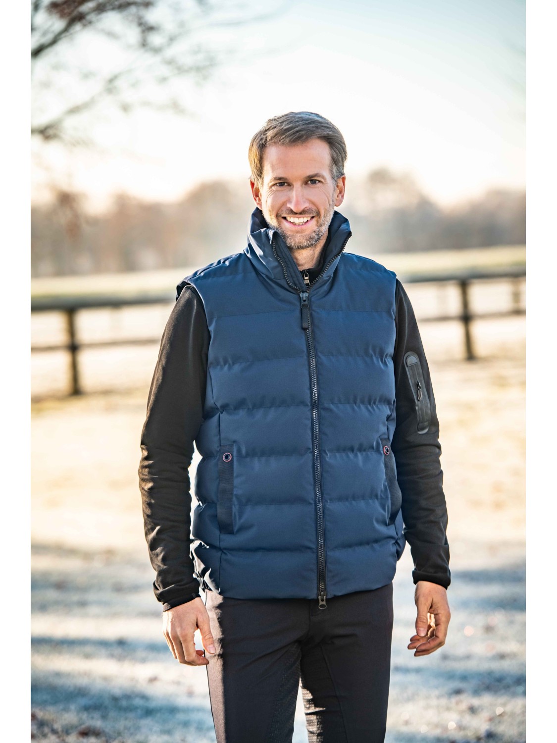 GILET SANS MANCHE D'EQUITATION HOMME ALSTER HKM