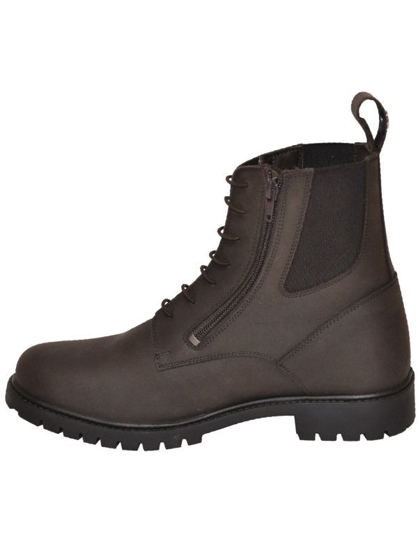 BOOTS EN CUIR AVEC ZIP D'EQUITATION SARENTINO F&C