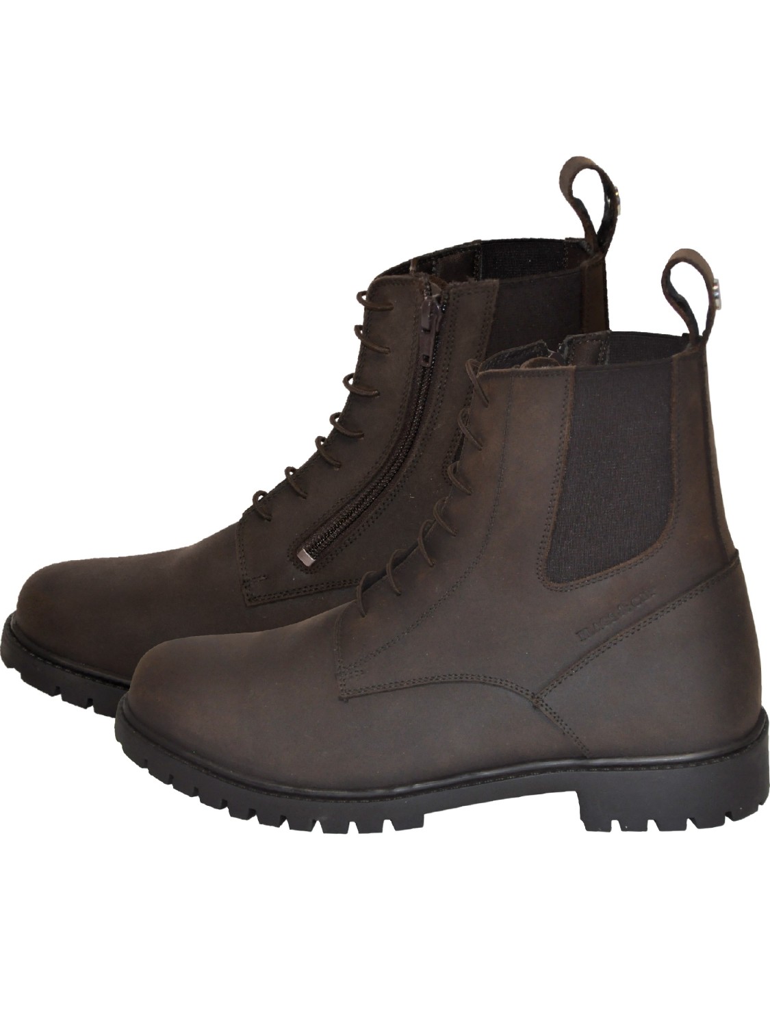 BOOTS EN CUIR AVEC ZIP D'EQUITATION SARENTINO F&C