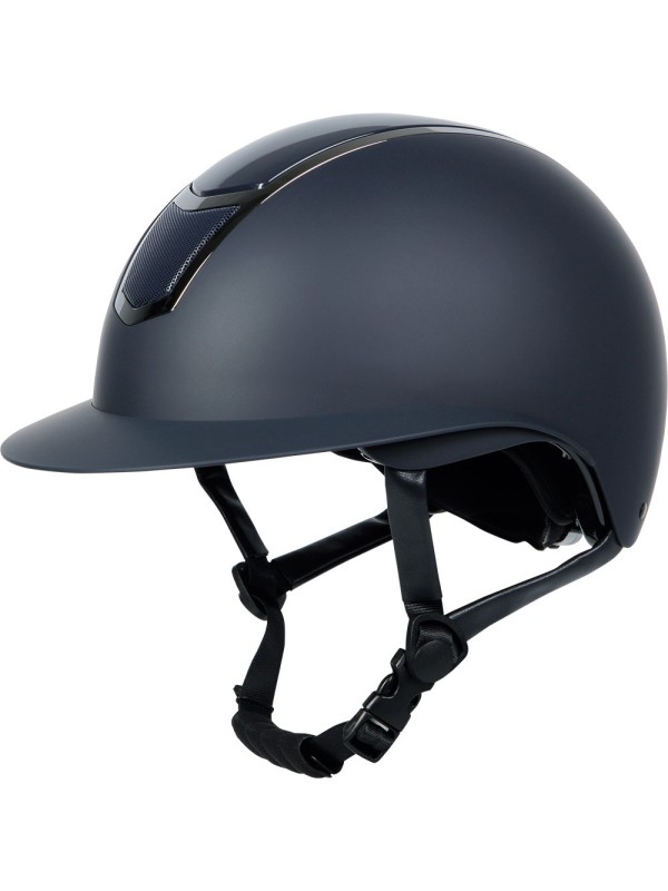 CASQUE D'EQUITATION POUR CAVALIER "MONT BLANC GLOSSY" HARRY'S HORSE