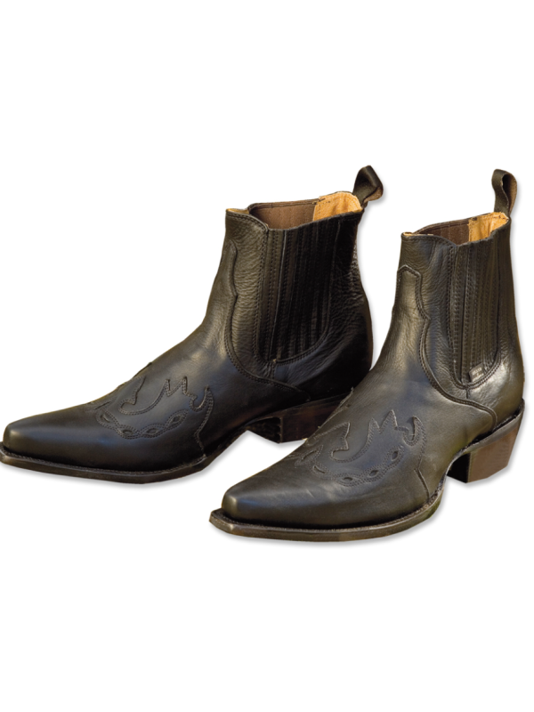 SANTIAG COURTE EN CUIR STARS&STRIPES