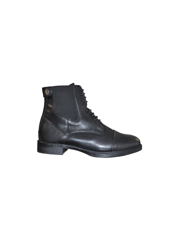 BOOTS EN CUIR LACET, ZIP ARRIERE ROMA PRIVILEGE EQUITATION