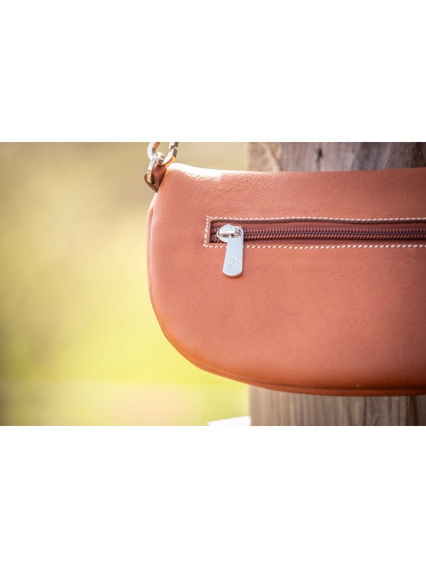 SAC BANANE EN CUIR PENELOPE "SMILE"