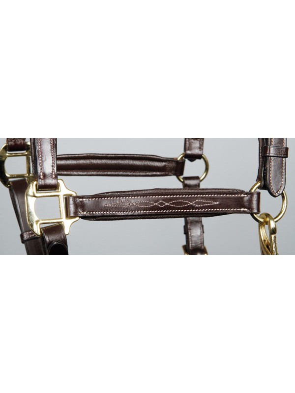 LICOL EN CUIR CHEVAL, PADDED SUPREME HARRYS HORSE