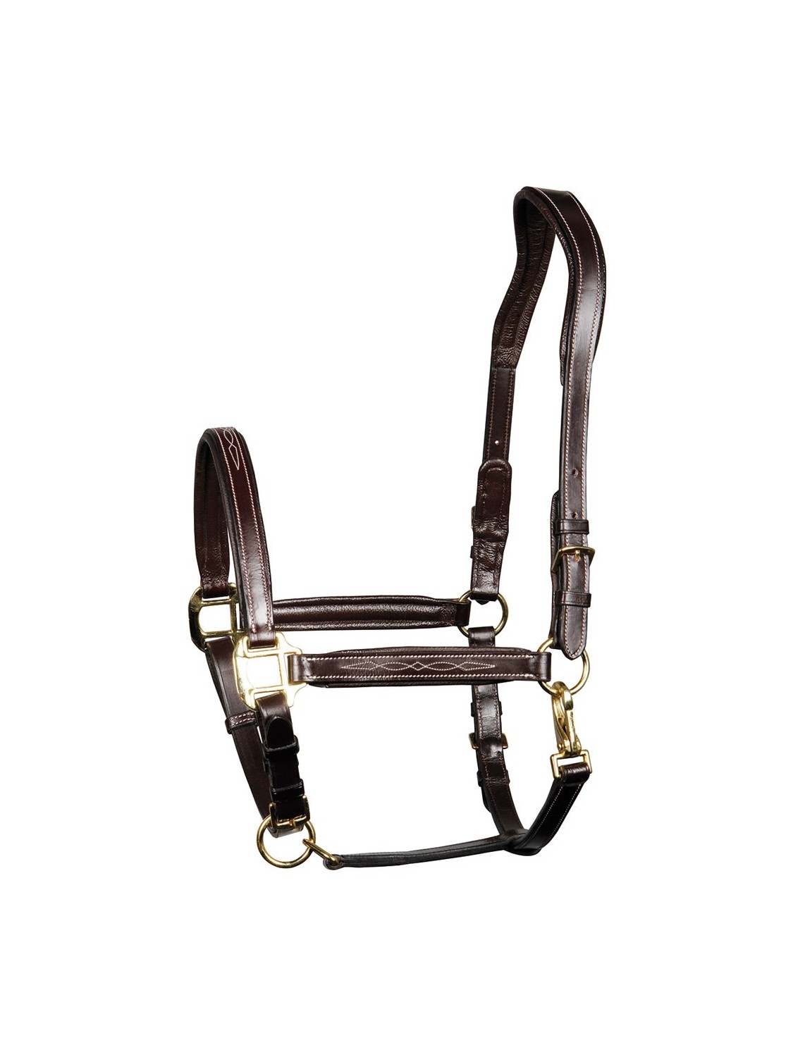 LICOL EN CUIR CHEVAL, PADDED SUPREME HARRYS HORSE