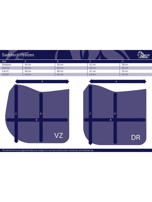 TAPIS DE DRESSAGE "REVERSO SATIN"  HARRYS HORSE