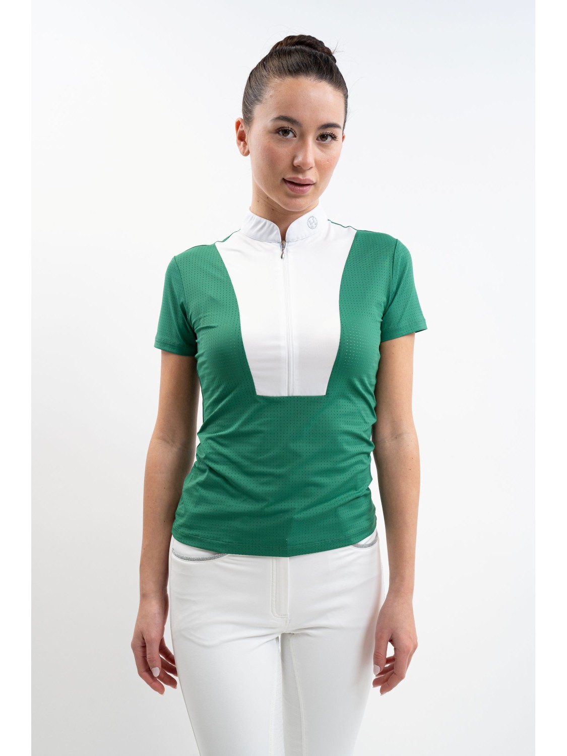 POLO DE CONCOUR EQUITATION FEMME "PARIS" HARCOUR ETE 25