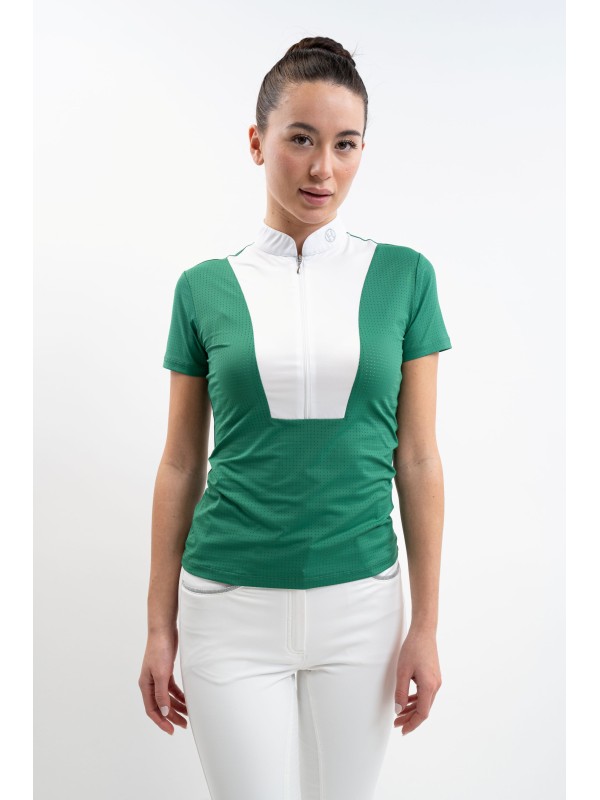 POLO DE CONCOUR EQUITATION FEMME "PARIS" HARCOUR ETE 25
