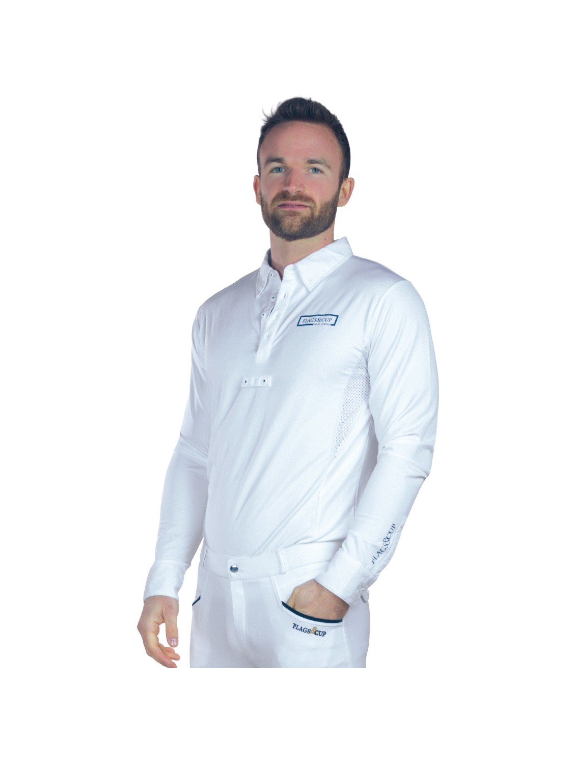 POLO DE CONCOURS POUR HOMME "CARTAGO" FLAGS&CUP