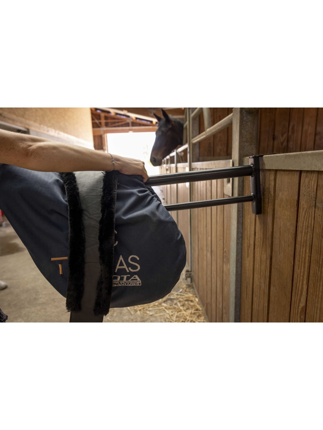 PORTE-SELLE ET TAPIS CHEVAL AMOVIBLE HIPPOTONIC