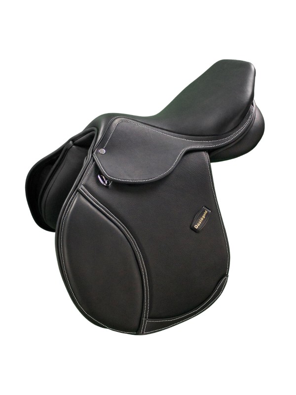 SELLE D'OBSTACLE EN CUIR "SPRINT DASLO GOLD" TATTINI