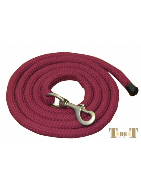 LONGE ETHOLOGIQUE EN COTON EPAIS 3.30M"CHUCHOTEUR" TDET