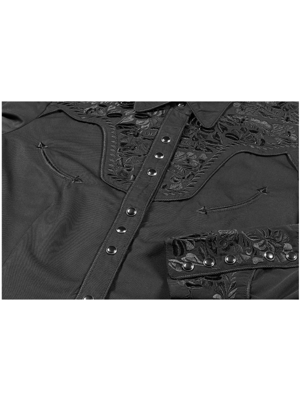 CHEMISE WESTEN FEMME STRASS "RILEY" STARS&STRIPES