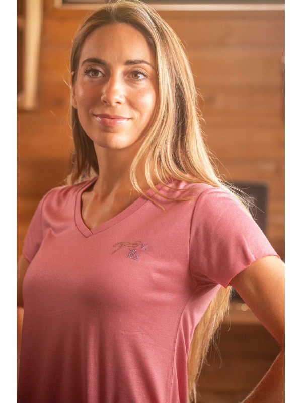 T-SHIRT PENELOPE BRILLANT "JULINE" ETE 26